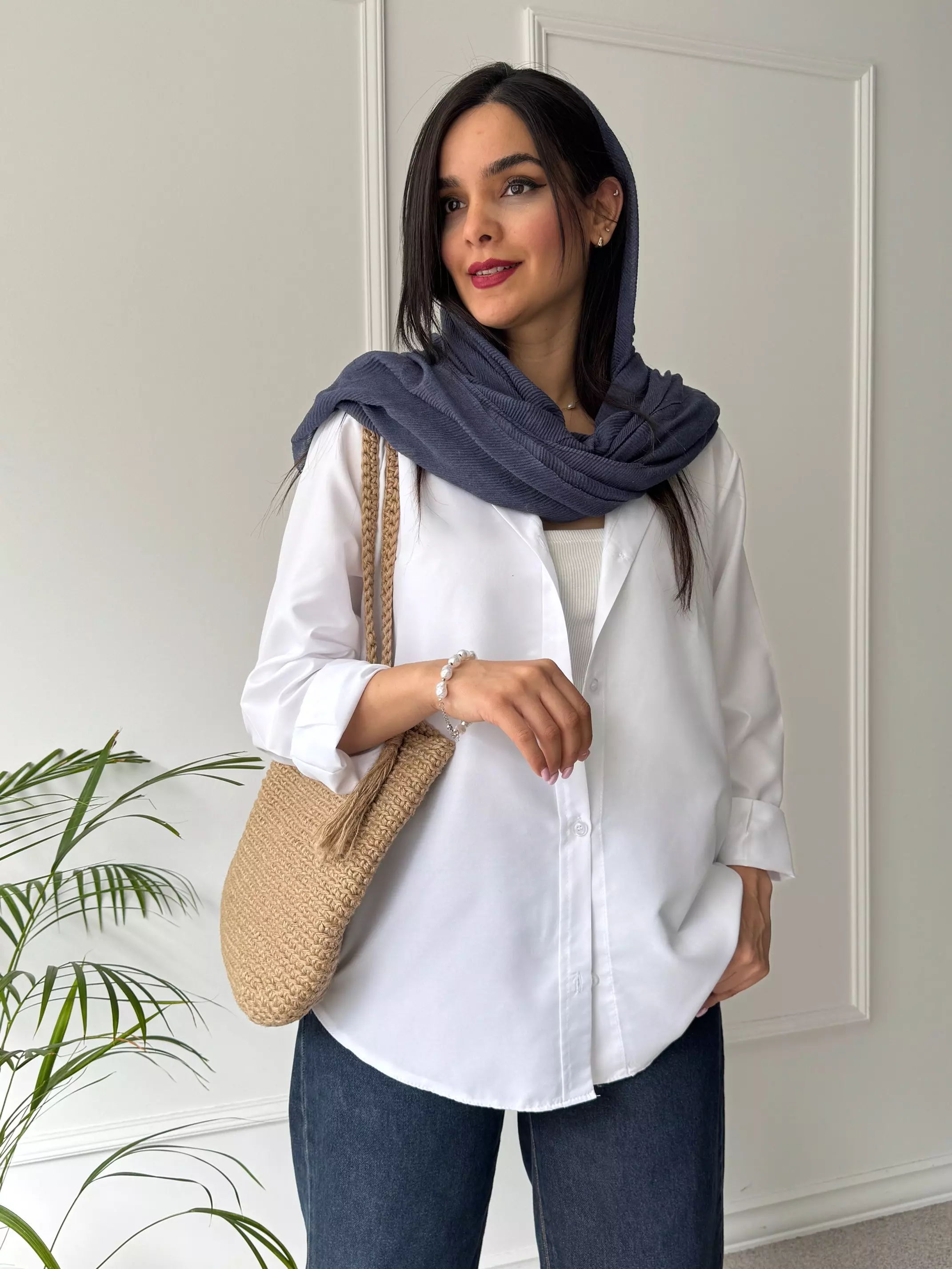 شومیز سفید Basic